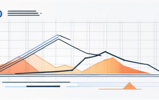 Grafische Darstellung mit Aufwaertstrends und Verbesserungsmetrik zur Steigerung der Konversionsrate, ideal fuer datengesteuerte Strategien.