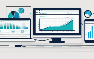 Digitale Geraete zeigen Diagramme und Analysen zur Messung des Erfolgs von SEO-Strategien zur Steigerung der Online-Sichtbarkeit und Suchmaschinen-Rankings.