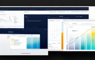 Moderne Benutzeroberflaechen von drei Keyword-Recherche-Tools mit analytischen Diagrammen und Datenmetriken zur SEO-Optimierung.